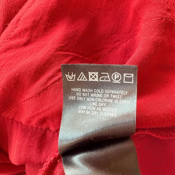 NWT Anthropologie Maeve Grier Cap Sleeve Cropped Jumpsuit in Wine Bordeaux Red - Picture 9 of 12